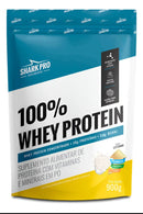 WHEY PROTEIN 100% 900G POUCH LEITINHO Shark Pro